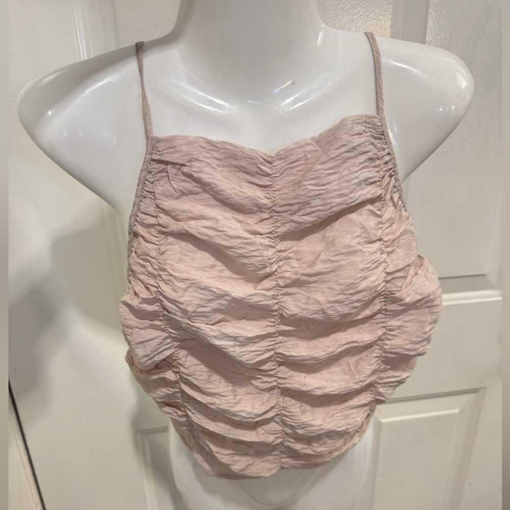 New NWT Zara smocked top medium
